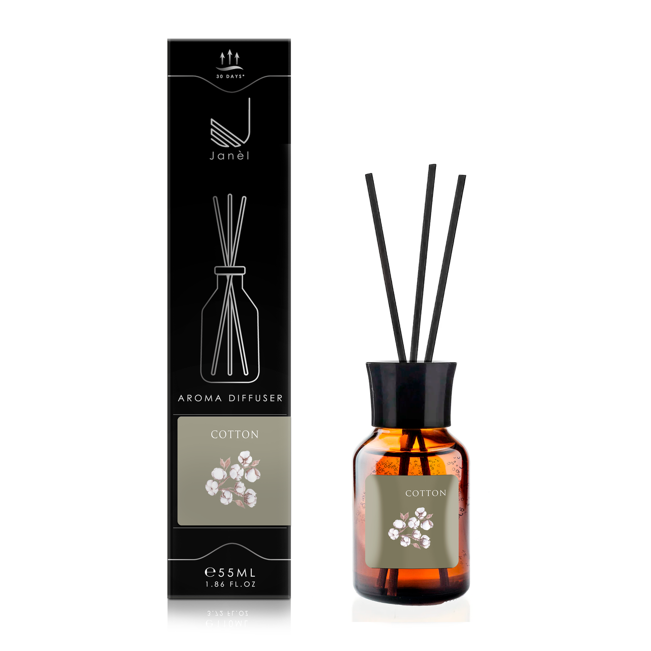 Аромадифузор для дому та приміщень Janel Бавовна 55 мл
