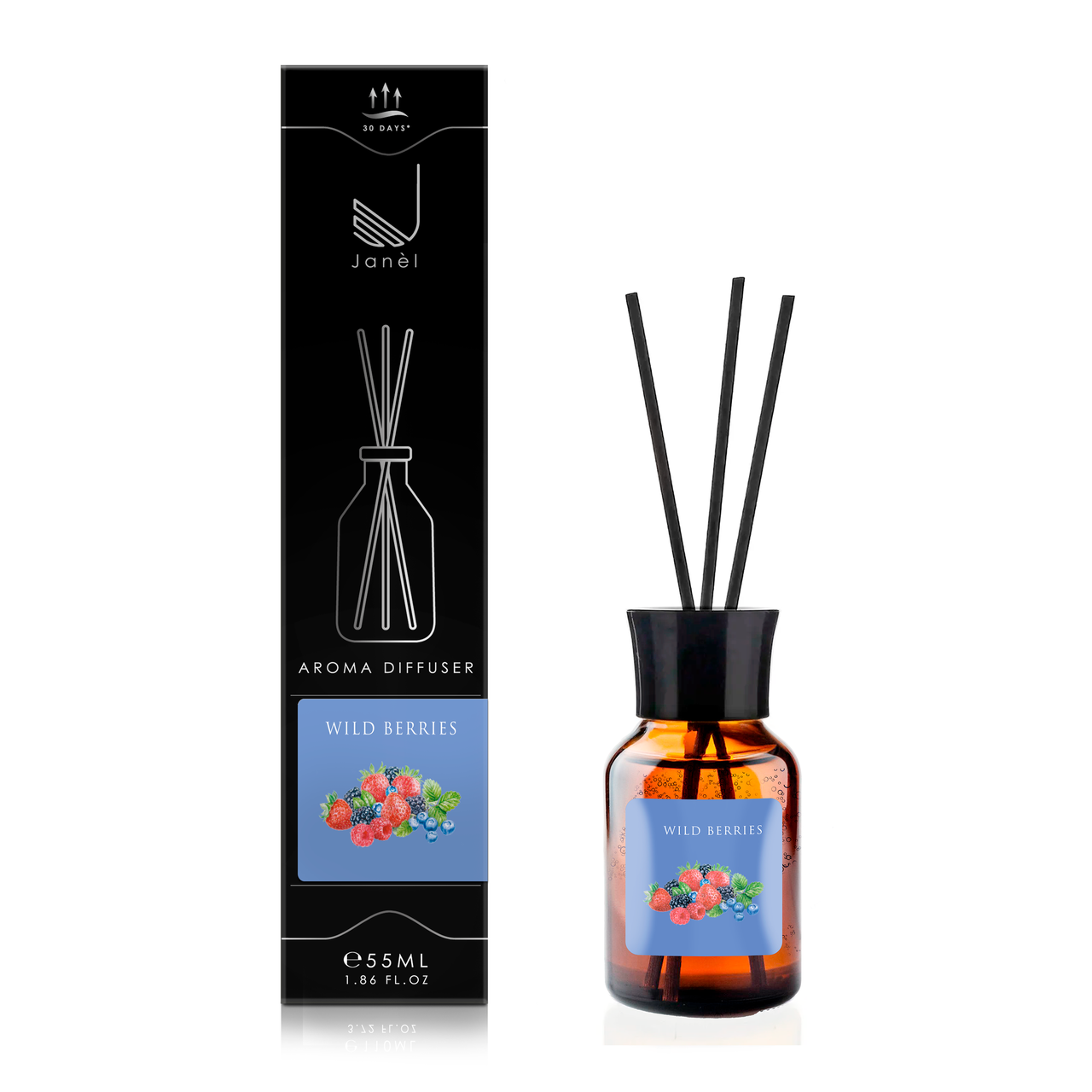 Аромадифузор для дому та приміщень Janel Дикі ягоди 55 мл