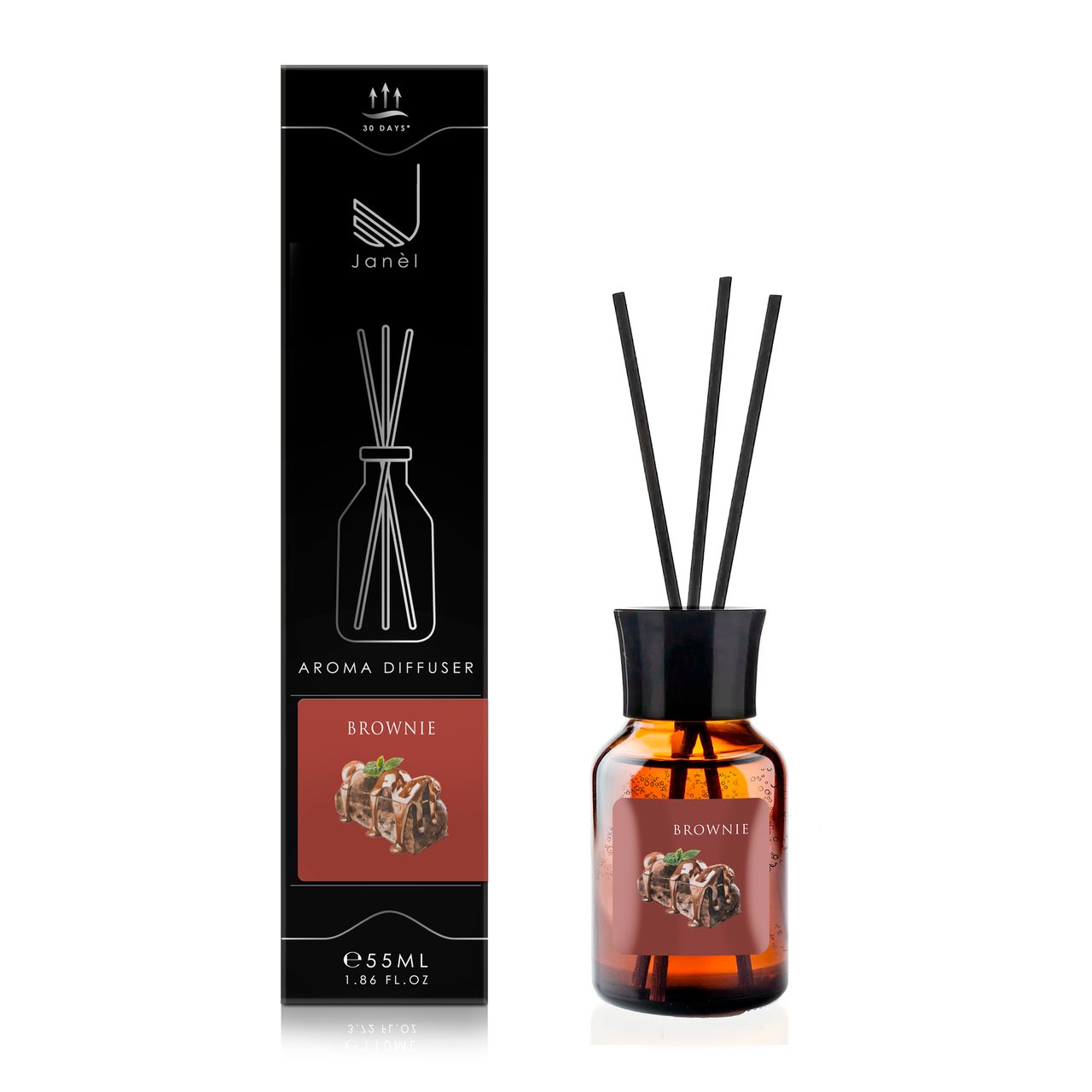 Аромадифузор для дому та приміщень Janel Брауні 55 мл