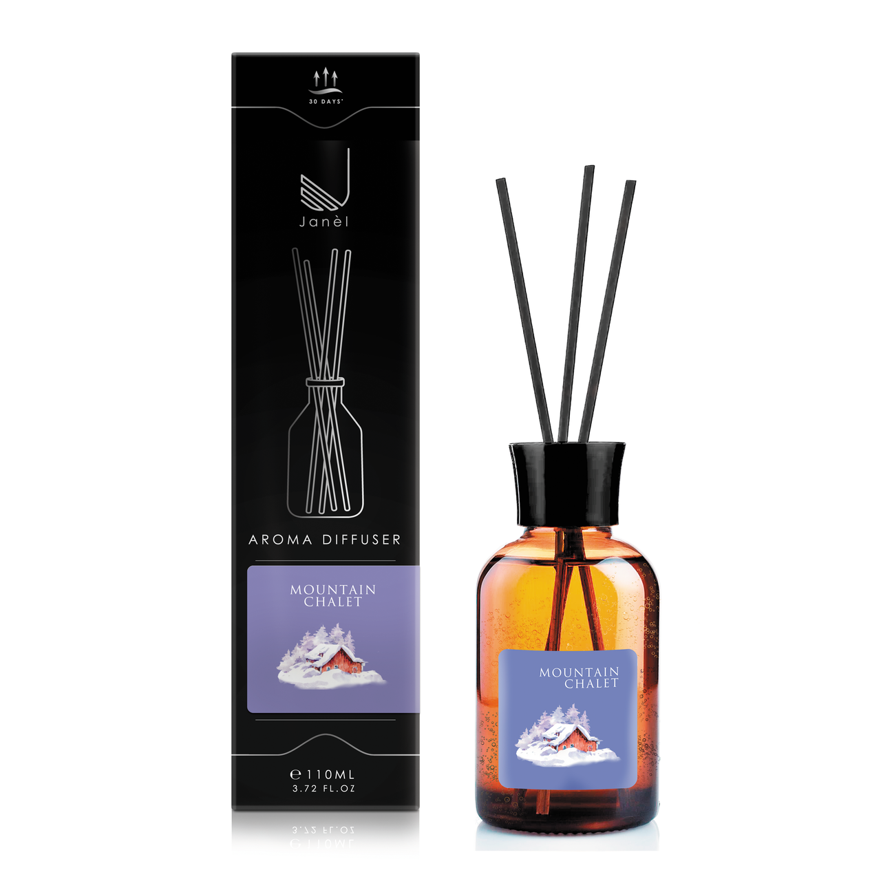 Аромадифузор для дому та приміщень Janel Гірське шале 110 мл