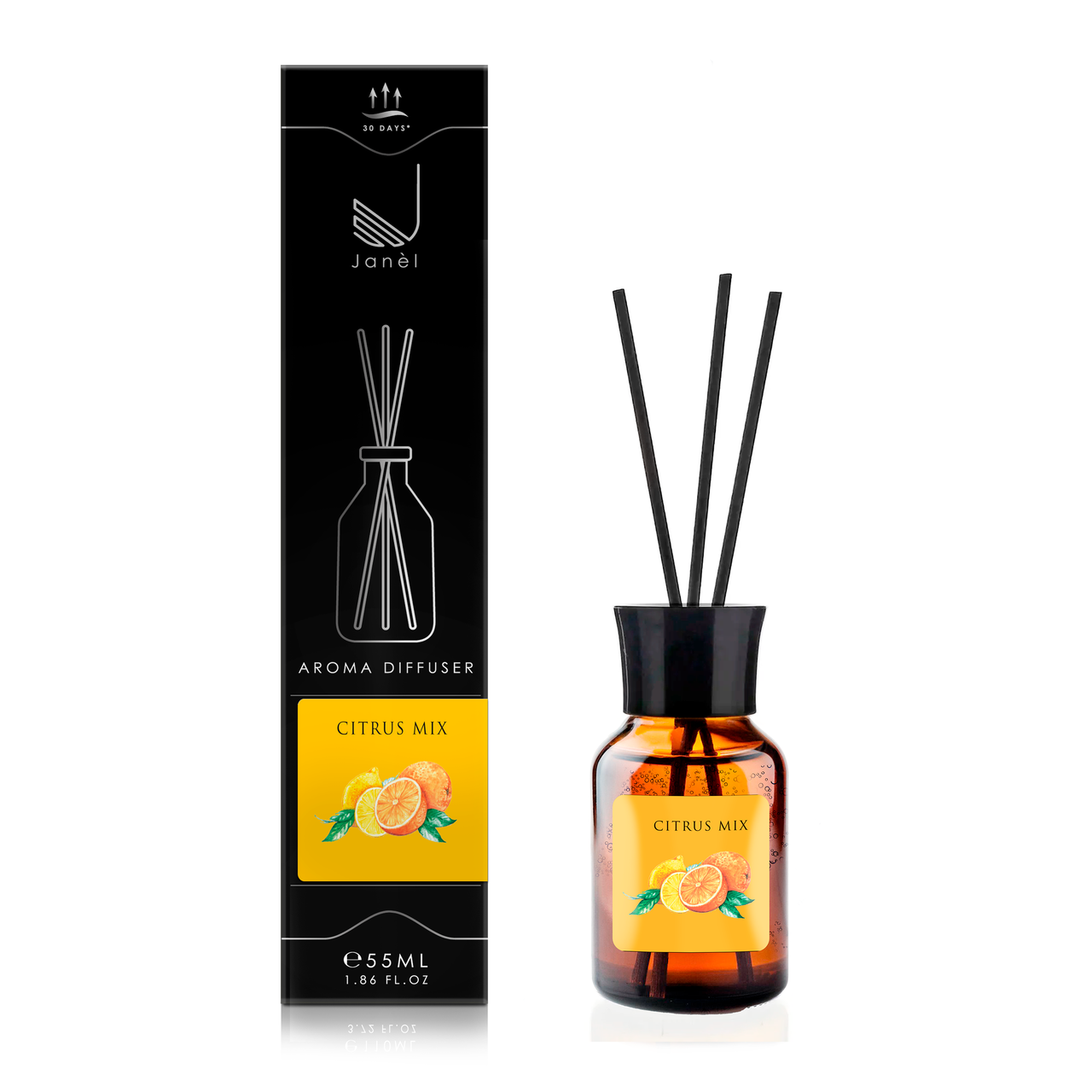 Аромадифузор для дому та приміщень Janel Цитрусовий мікс 55 мл