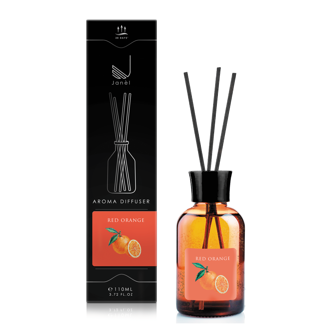 Аромадифузор для дому та приміщень Janel Червоний апельсин 110 мл