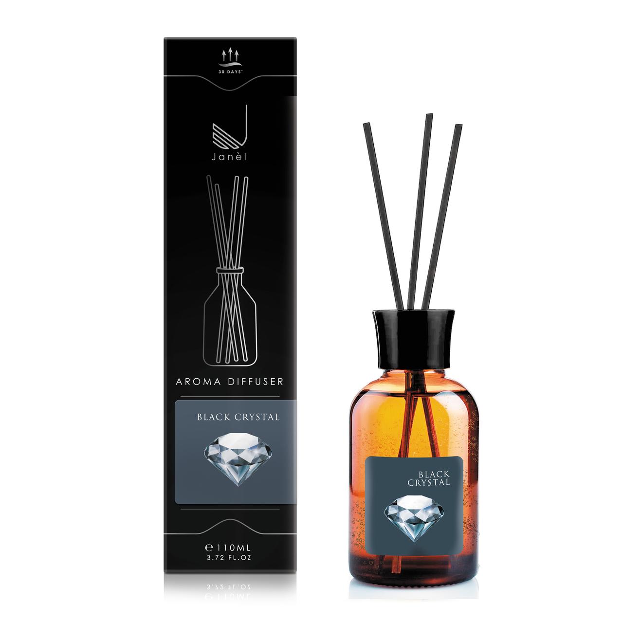 Аромадифузор для дому та приміщень Janel Чорний кристал 110 мл
