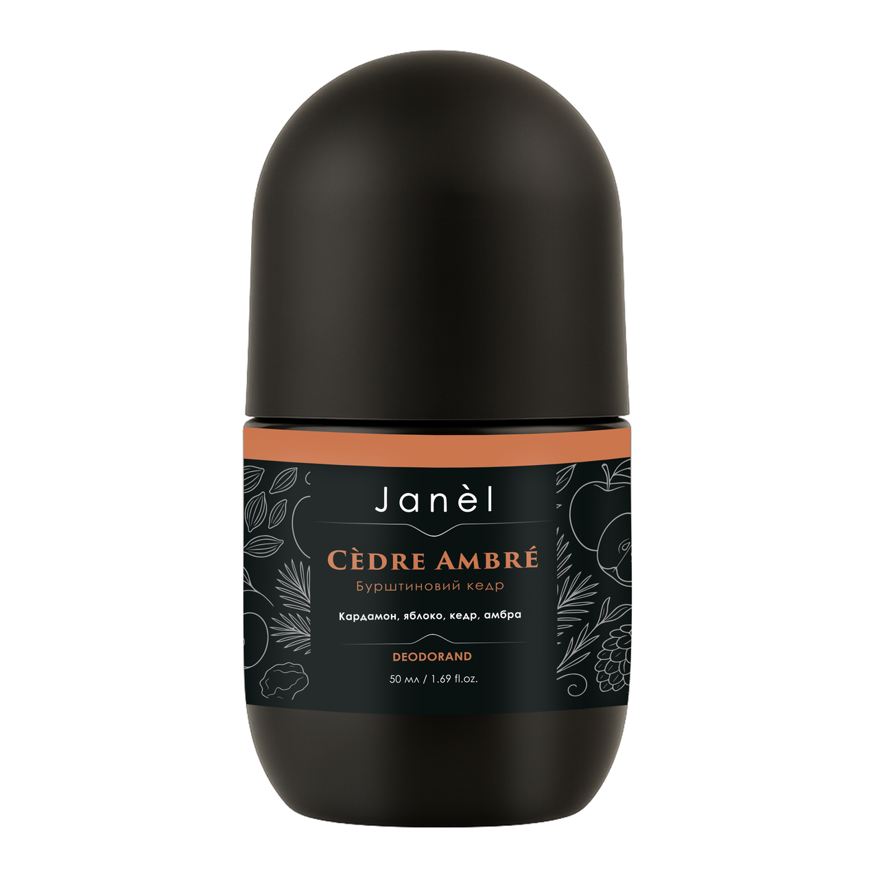 Дезодорант рідкий Janel - Cèdre Ambré (Бурштиновий кедр) 50 мл