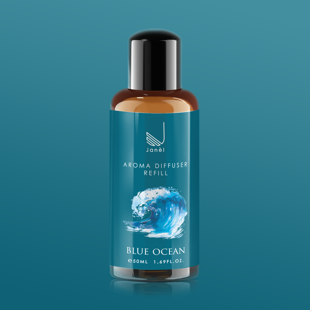 Наповнювач рефіл рідина для аромадифузора Janel Блакитний океан 50 мл