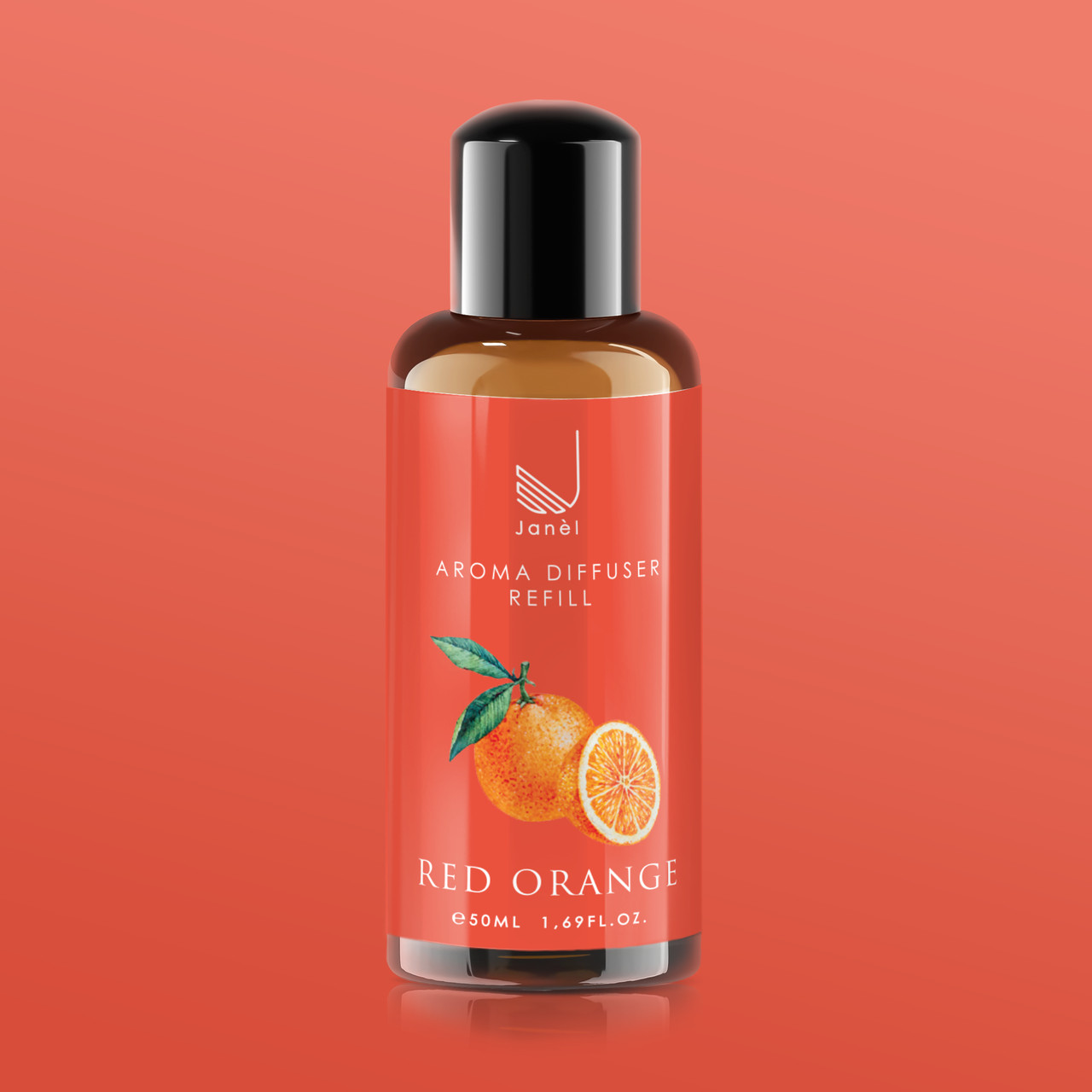 Наповнювач рефіл рідина для аромадифузора Janel Червоний апельсин 50 мл