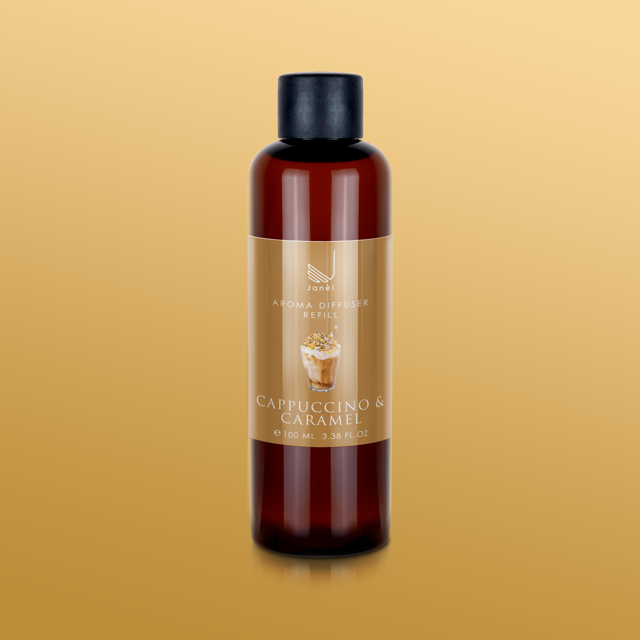 Наповнювач рідина для аромадифузора Janel Капучино з карамеллю 100 мл