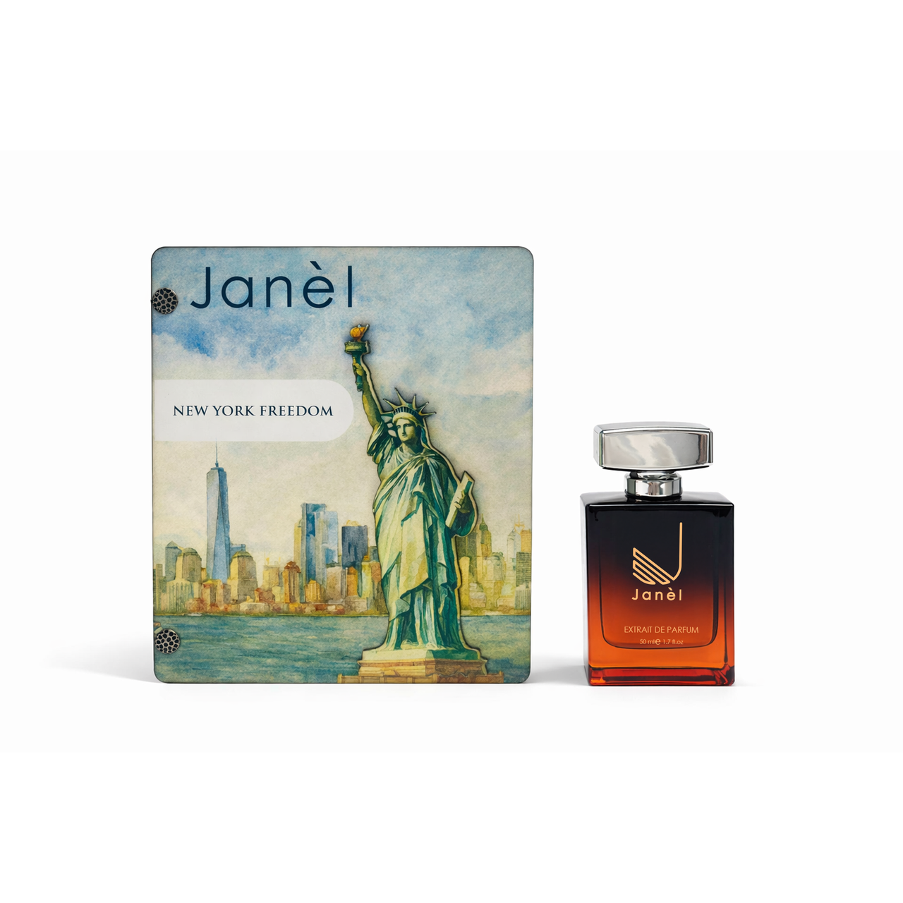 Парфум в дерев'яному кейсі Janel - New York Freedom 50 мл