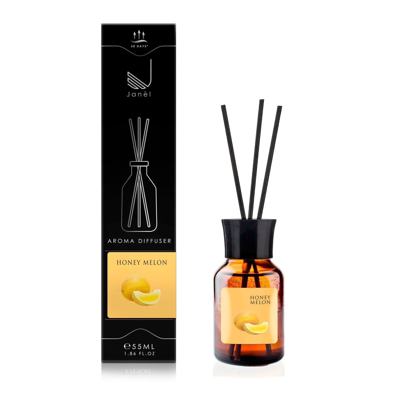 Аромадифузор для дому та приміщень Janel Медова диня 55 мл