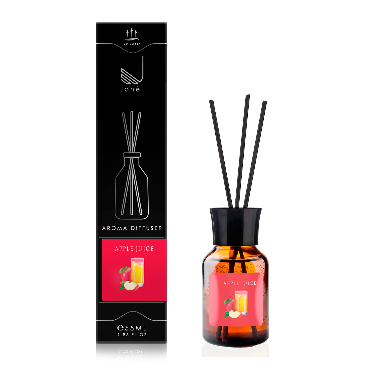 Аромадифузор для дому та приміщень Janel Яблучний сік 55 мл