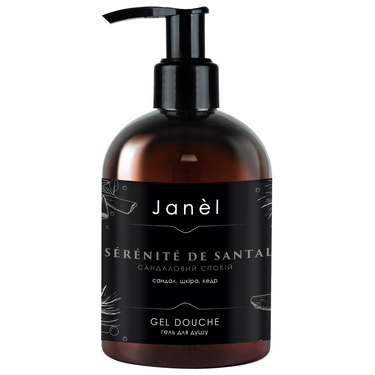 Гель для душу Janel - Sérénité de Santal, Сандаловий спокій