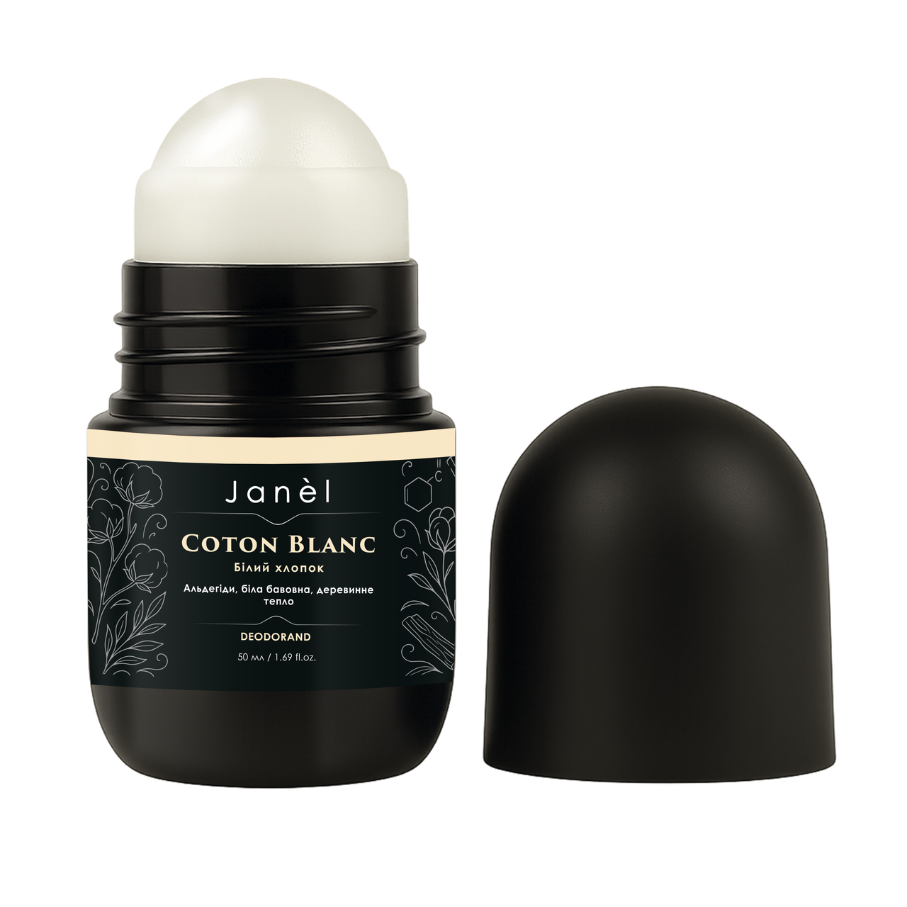 Дезодорант рідкий Janel - Coton Blanc (Білий хлопок) 50 мл