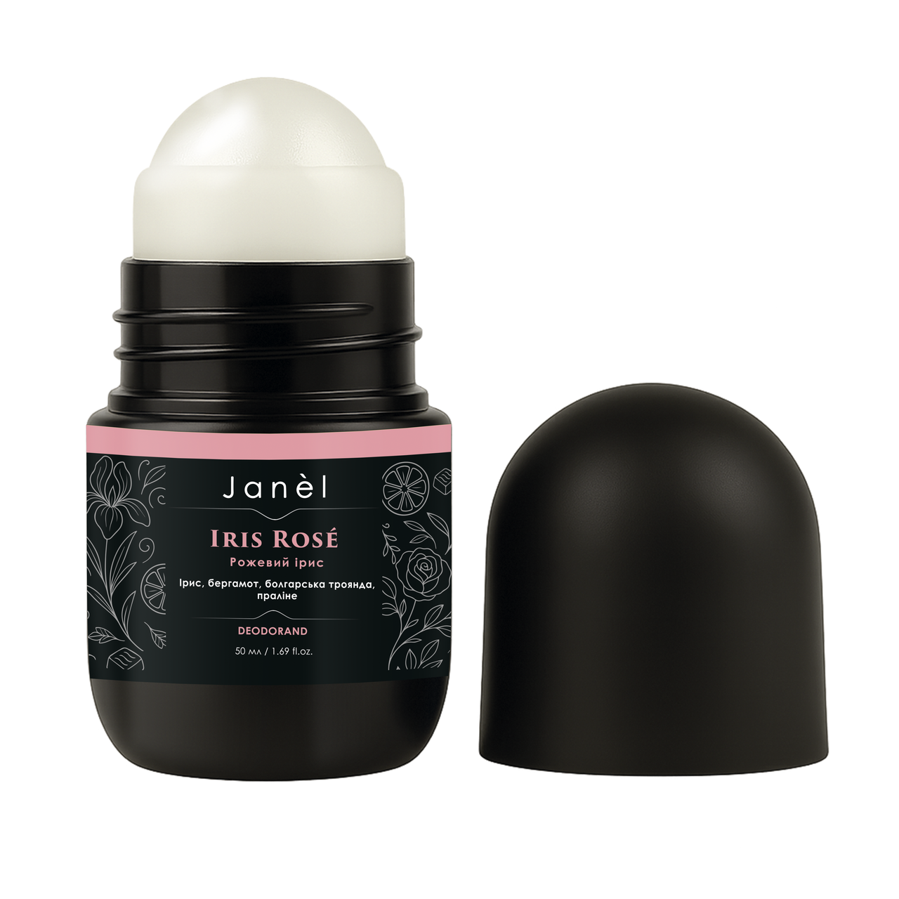 Дезодорант рідкий Janel - Iris Rosé (Рожевий ірис) 50 мл