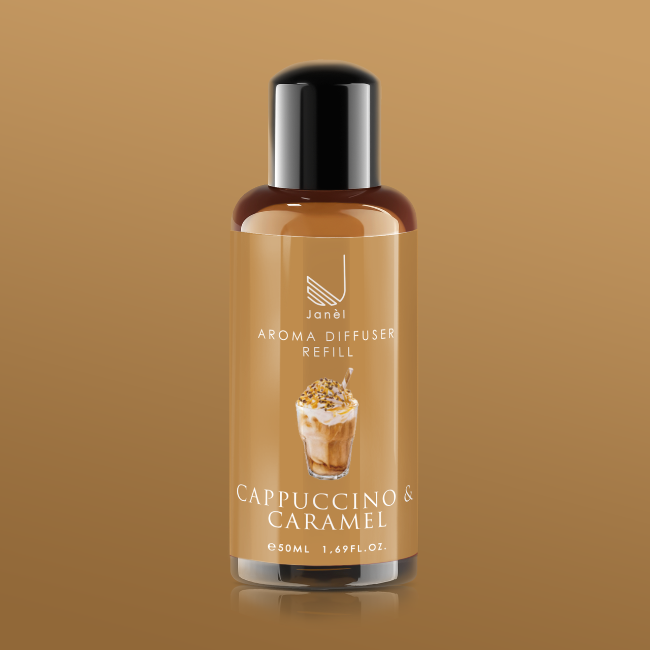 Наповнювач рідина для аромадифузора Janel Капучино з карамеллю 50 мл
