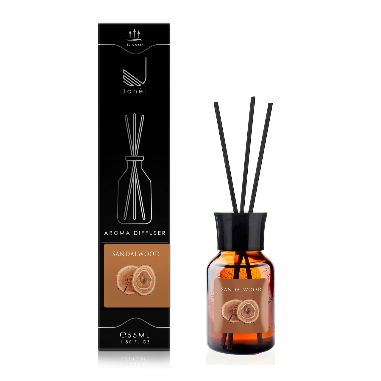 Аромадифузор для дому та приміщень Janel Сандал 55 мл