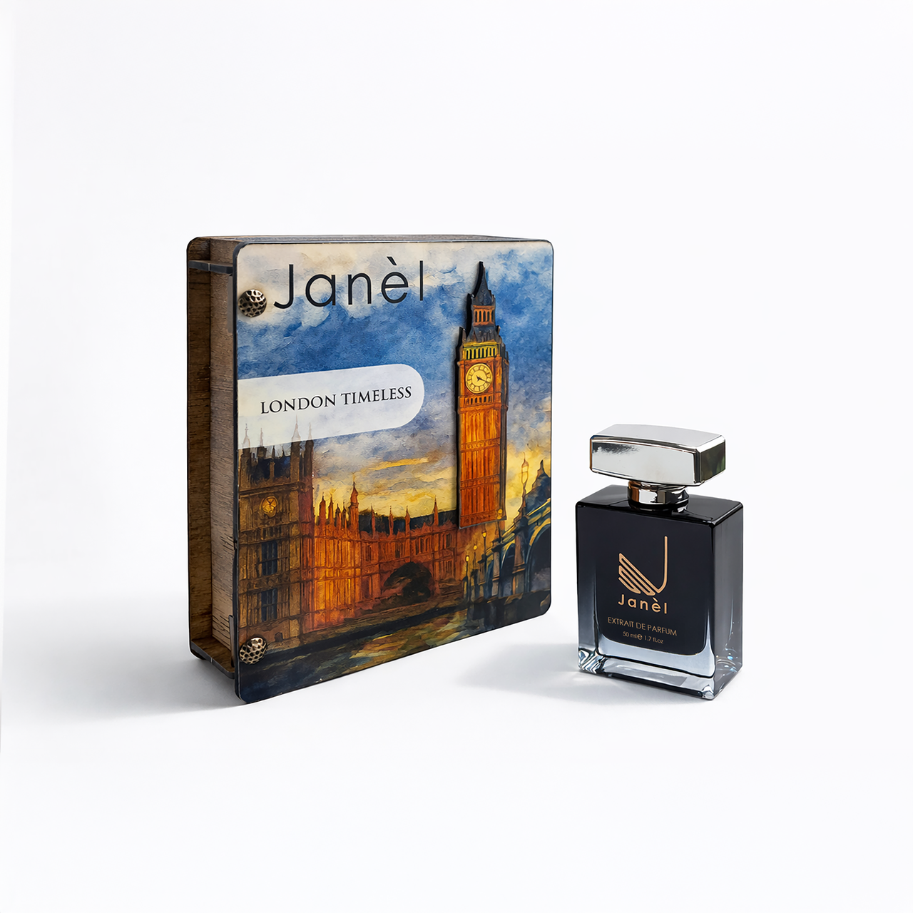 Парфум в дерев'яному кейсі Janel - London Timeless 50 мл
