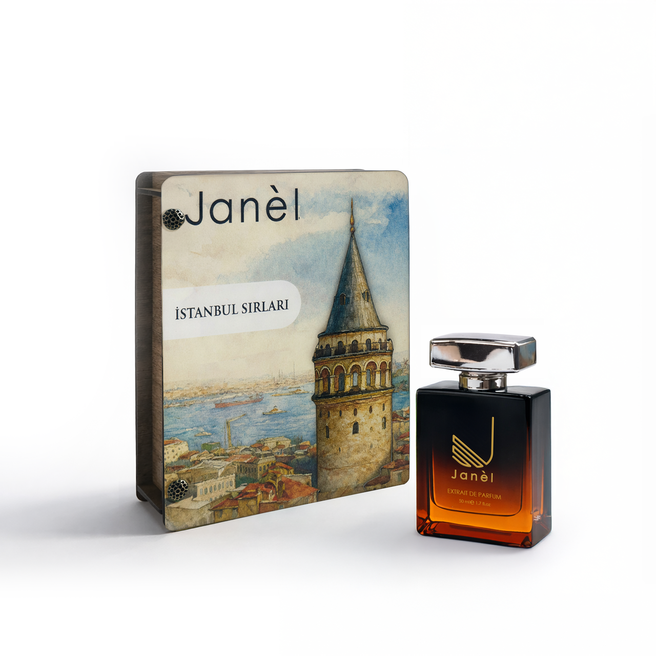 Парфум в дерев'яному кейсі Janel - Istanbul Sirlari 50 мл