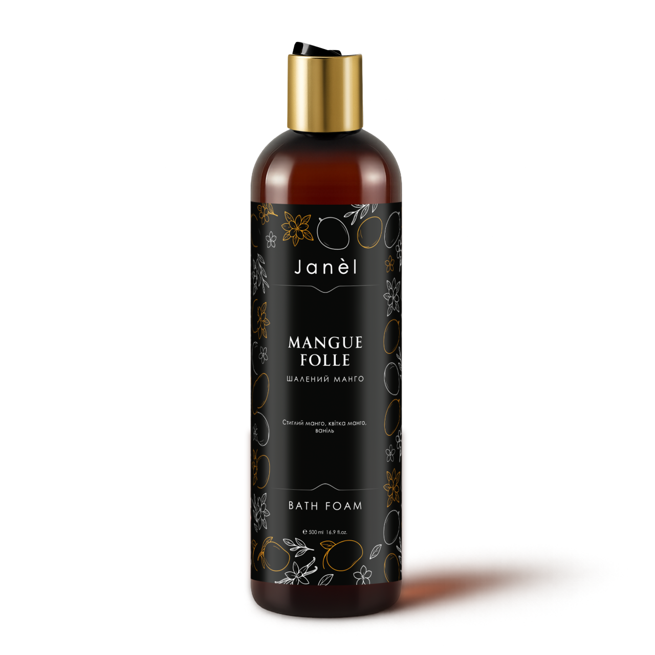 Піна для ванни Janel - Mangue folle (Шалений манго) 500 мл