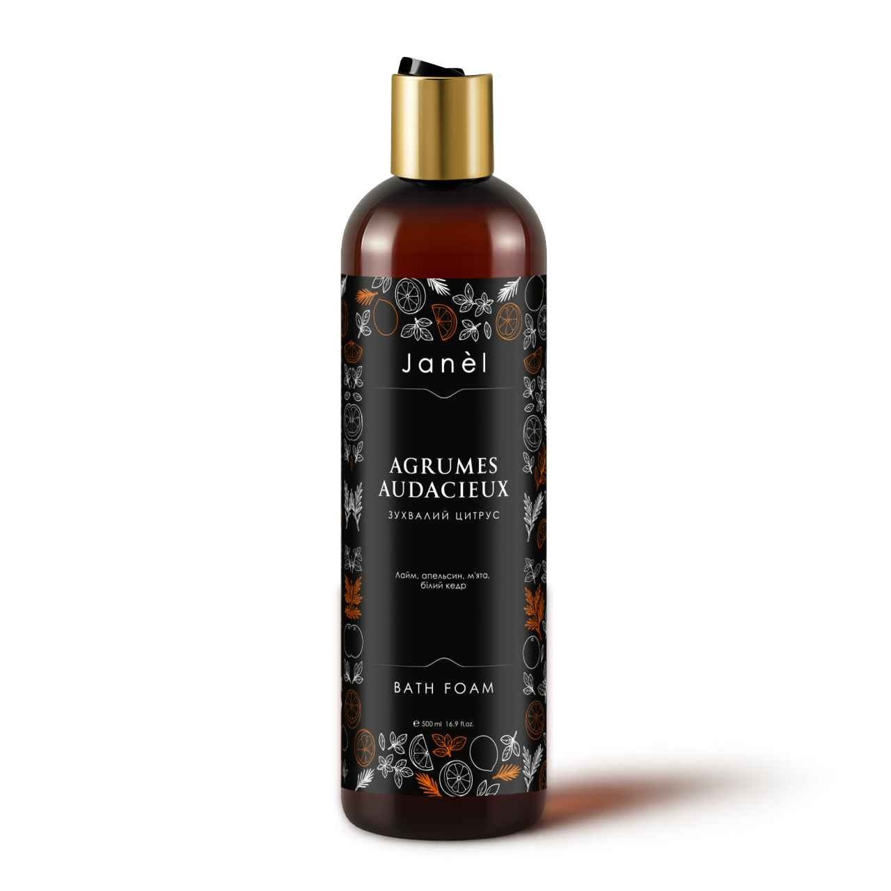 Піна для ванни Janel - Agrumes audacieux (Зухвалий цитрус) 500 мл