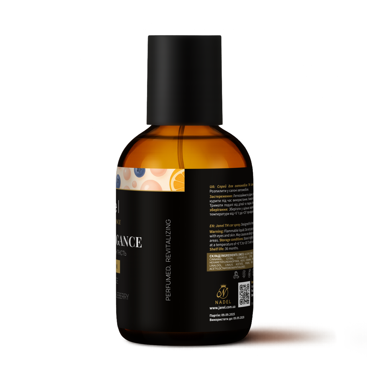 Автопарфуми Janel - Bubble Élégance (Бульбашкова елегантність) 100 мл