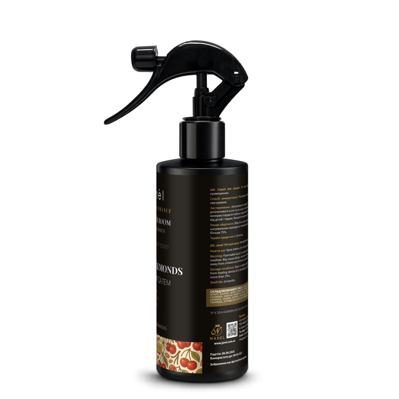 Спрей для кімнати Janel - Cherry with Almonds