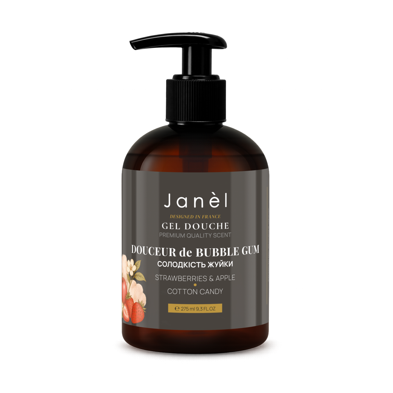 Гель для душу Janel - Douceur de Bubble Gum, Сладість жуйки